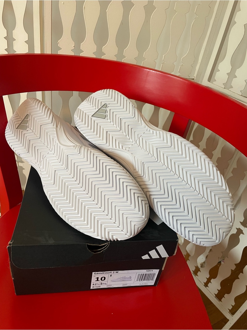 Brand New Adidas Women’s Gamecourt 2 Tennis Shoes - Picture 5 of 10